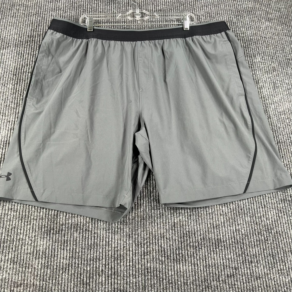 Under Armour Shorts Mens 3XL Gray Fitted Athletic Casual Lightweight Workout